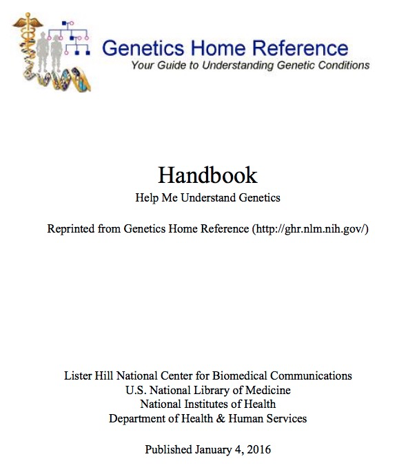 Genetics Home Reference Handbook